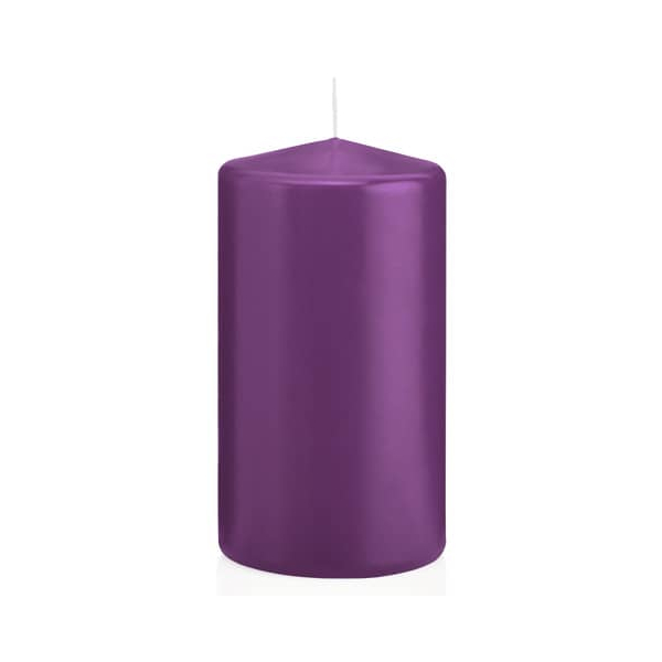 12 Stück Wiedemann Stumpenkerzen 618354.075 brombeer 130x70mm (HxØ) ca. 52 Stunden Brenndauer 4009406739213 Wiedemann