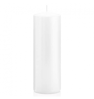 Stumpenkerzen 618326.004 weiß 200x70mm (HxØ) ca. 103 Stunden Brenndauer