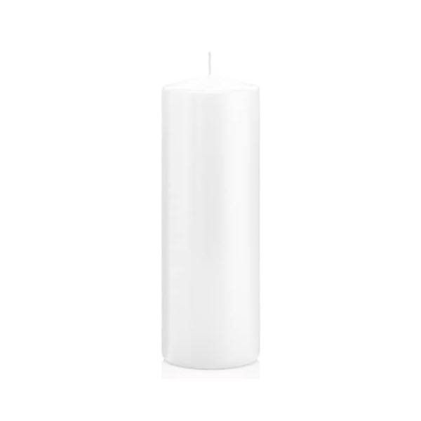 12 Stück Wiedemann Stumpenkerzen 618326.004 weiß 200x70mm (HxØ) ca. 103 Stunden Brenndauer 4009406752489 Wiedemann