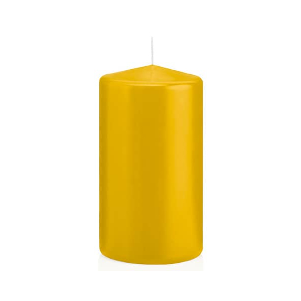 12 Stück Wiedemann Stumpenkerzen 618354.083 dotter 130x70mm (HxØ) ca. 52 Stunden Brenndauer 4009406759143 Wiedemann