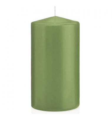 Stumpenkerzen 618323.116 aloe vera 150x80mm (HxØ) ca. 69 Stunden Brenndauer