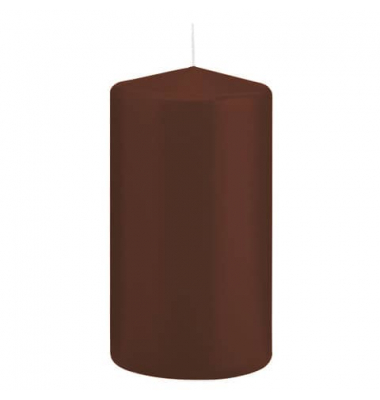 Stumpenkerzen 618354.125 kastanie 130x70mm (HxØ) ca. 52 Stunden Brenndauer