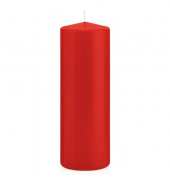 Stumpenkerzen 618326.001 ohne rot 200x70mm (Hx&Oslash;) ca. 103 Stunden Brenndauer