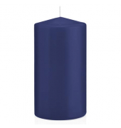 Stumpenkerzen 618323.006 dunkelblau 150x80mm (HxØ) ca. 69 Stunden Brenndauer