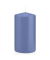Stumpenkerzen 618354.124 grau/blau 130x70mm (HxØ) ca. 52 Stunden Brenndauer