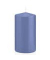 Stumpenkerzen 618354.124 grau/blau 130x70mm (HxØ) ca. 52 Stunden Brenndauer