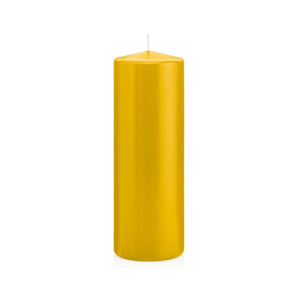 12 Stück Wiedemann Stumpenkerzen 618326.083 dotter 200x70mm (HxØ) ca. 103 Stunden Brenndauer 4009406878103 Wiedemann