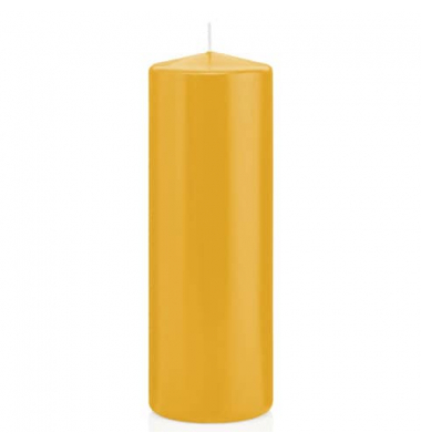 Stumpenkerzen 618326.015 gelb 200x70mm (HxØ) ca. 103 Stunden Brenndauer