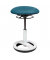 Hocker SU43CR5 Sitness Bob, weiß/petrol, höhenverstellbar, bis 110kg