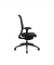 B&uuml;rodrehstuhl SITNESS AIRWORK, schwarz / schwarz, mit Armlehnen, bis 113kg, ohne Kopfst&uuml;tze