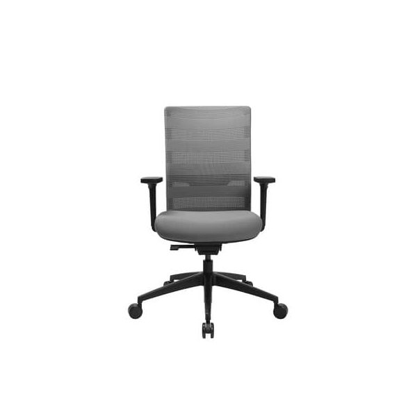 4014296954660 - Bürodrehstuhl SITNESS AIRWORK schwarz grau mit Armlehnen bis 110kg 4014296954660 Topstar 4014296954660 - Bürodrehstuhl SITNESS AIRWORK schwarz grau mit Armlehnen bis 110kg 4014296954660 Topstar