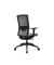 B&uuml;rodrehstuhl SITNESS AIRWORK, schwarz/grau / schwarz, mit Armlehnen, bis 110kg, ohne Kopfst&uuml;tze