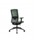 Bürodrehstuhl SITNESS AIRWORK, schwarz/mint, mit Armlehnen, bis 110kg