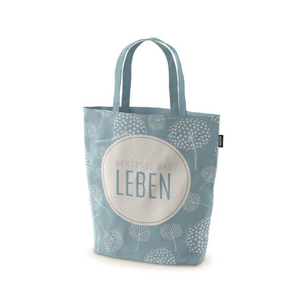 4027268314379 - Einkaufstasche 399392 außen 42x30x14cm Baumwolle hellblau Pusteblume 4027268314379 FÜR DICH 4027268314379 - Einkaufstasche 399392 außen 42x30x14cm Baumwolle hellblau Pusteblume 4027268314379 FÜR DICH