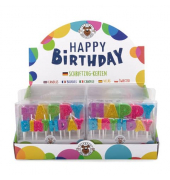 Geburtstagskerze  Birthday Fun 960832 Happy Birthday bunt 73x100mm (HxB) 