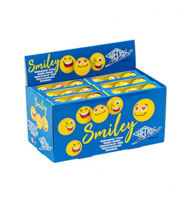 5994199 Radierer Smile Face 3ST gelb