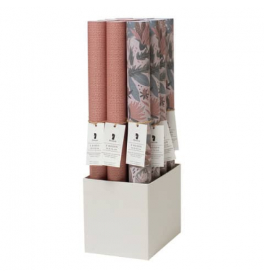 Geschenkpapierzuschnitte Blush/Suns  14051990999, 2 verschiedene, 70cm x 50cm, farbig sortiert