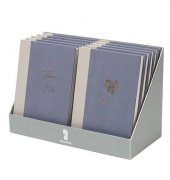 Notizbuch 18831988991, violett, A5, 96 Blatt / 192 Seiten