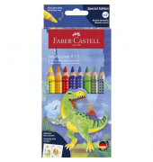 Buntstifte-Set Jumbo GRIP, 110922, farbig sortiert, dreikant, Packung