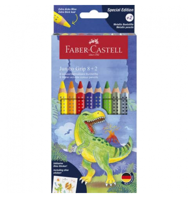 Buntstifte-Set Jumbo GRIP, 110922, farbig sortiert, dreikant, Packung