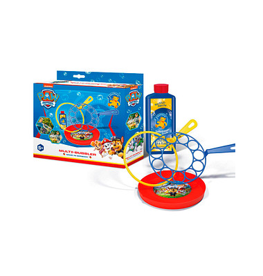 PUSTEFIX Riesen-Seifenblasen-Set MULTI-BUBBLER PAW PATROL