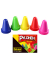 25 Idena Spielzeug-Pylone mehrfarbig 8,0 cm