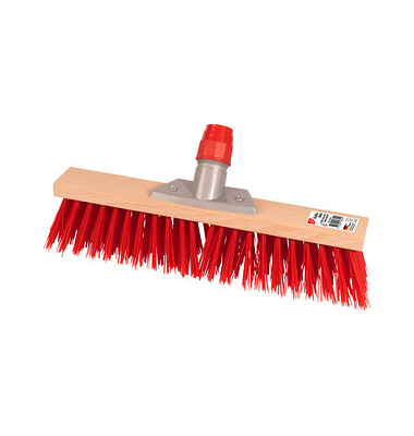 GUT&GÜNSTIG Besenkopf rot Holz