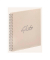 PAGNA Gästebuch mit Spirale quadratisch blanko, creme Hardcover 40 Seiten