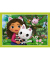 Clementoni Gabbys Dollhouse 4 in 1 Puzzle, 12 - 24 Teile
