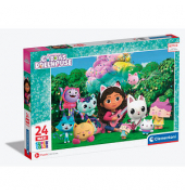 Clementoni Gabbys Dollhouse Puzzle, 24 Teile