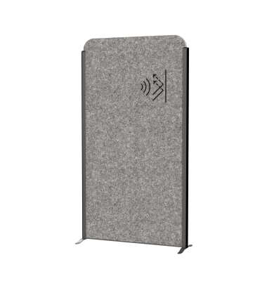 MAUL Stellwandsystem MAULcocoon 9701089 Ak 100x180cm d.gr Stand