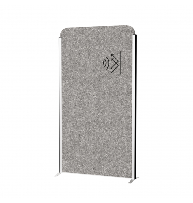 MAUL Stellwandsystem MAULcocoon 9701095 Ak 100x180cm d.gr Stand