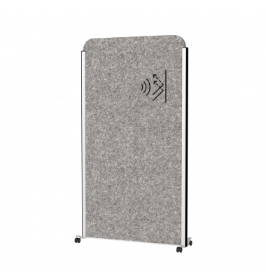 MAUL Stellwandsystem MAULcocoon 9701195 Ak 100x180cm d.gr Mobil