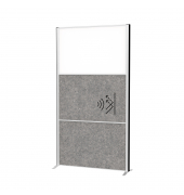 MAUL Stellwandsystem MAULconnecto 9603095 2xAk d.gr 1xWB Stand