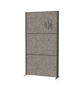 MAUL Stellwandsystem MAULconnecto 9661089 Uplight 3xAk d.gr Stand