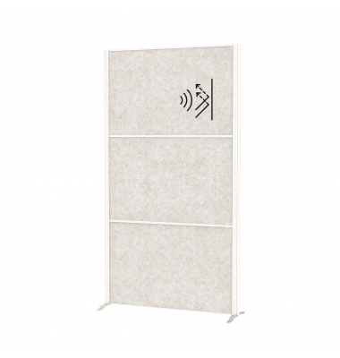 MAUL Stellwandsystem MAULconnecto 9662002 Uplight 3xAk h.gr Stand