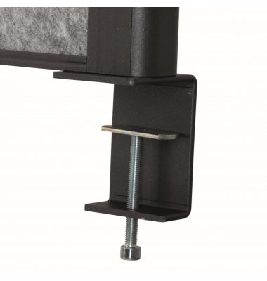 MAUL Tisch-Trennwand MAULconnecto Uplight 160x50cm Akustik d.gran