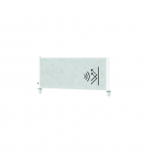 Tisch-Trennwand MAULconnecto Uplight 120x50cm Akustik h.grws