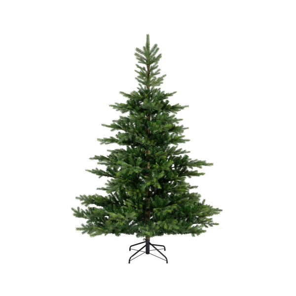Kaemingk Everlands Künstlicher Weihnachtsbaum „Grandis Fir“ 180 cm – Real & Soft Needle Technologie, naturgetreue Tanne mit 56 Zweigen, inkl. Metallständer, pflegeleicht & wiederverwendbar