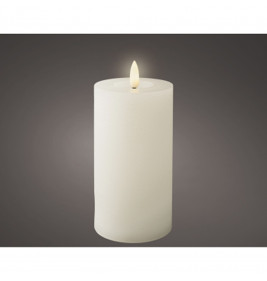 LED-Kerzen 486769 weiß 7x15cm (ØxH) 80 h Brenndauer