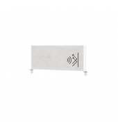 Tisch-Trennwand MAULconnecto 120x50cm Akustik h.grws