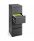H&auml;ngeregistraturschrank 820131691 BASE LINE, anthrazit, 4 Schubladen, 1-bahnig