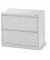 H&auml;ngeregistraturschrank 820132081 BASE LINE, lichtgrau, 2 Schubladen, 2-bahnig