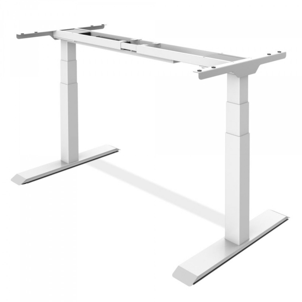 4003969135444 - Schreibtischgestell Flex Modul elektrisch höhenverstellbar 58-123cm (H) 120-240x205mm (BxT) T-Fuß-Gestell weiß 400396913544