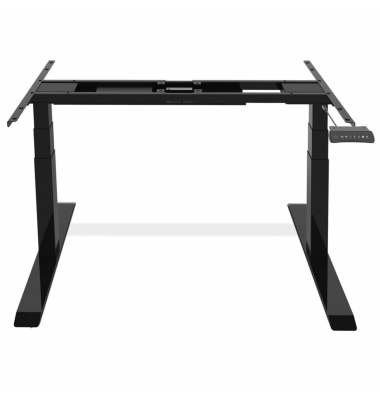 Sitz-Steh-Schreibtischgestell FLEX MODUL 810063590, elektrisch h&ouml;henverstellbar, 58-123cm (H), T-Fu&szlig;-Gestell, schwarz
