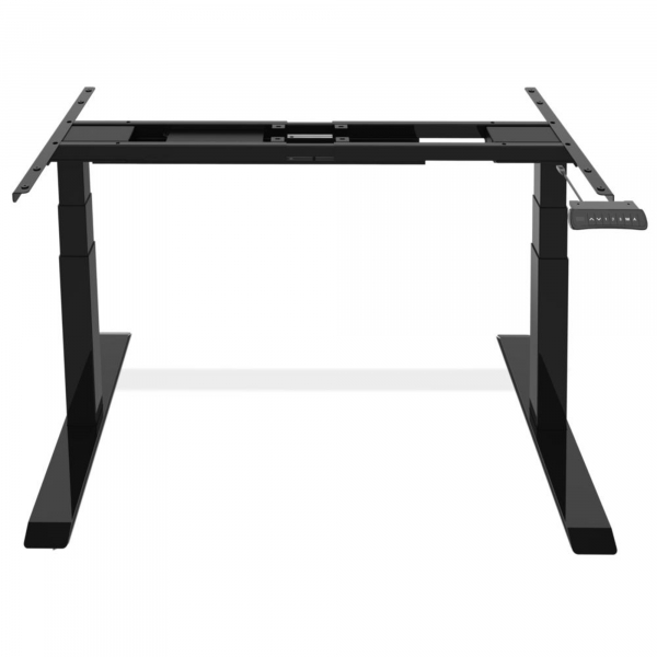 4003969135468 - Schreibtischgestell Flex Modul elektrisch höhenverstellbar 58-123cm (H) 120-240x205mm (BxT) T-Fuß-Gestell schwarz 400396913