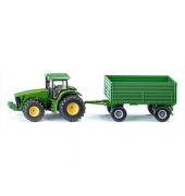 siku Traktor John Deere mit Anhänger 1953 Spielzeugauto