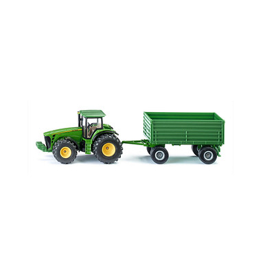 siku Traktor John Deere mit Anhänger 1953 Spielzeugauto