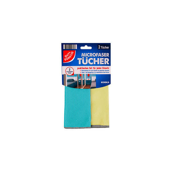 4311501416693 - Mikrofasertücher 4311501416693 Gut & Günstig 2 Stück 4311501416693 - Mikrofasertücher 4311501416693 Gut & Günstig 2 Stück