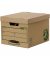 Archivcontainer Earth Series 4479901, A4, braun, innen 33,3x39x28,5cm (TxBxH), Wellpappe aus 100% recyceltem Karton